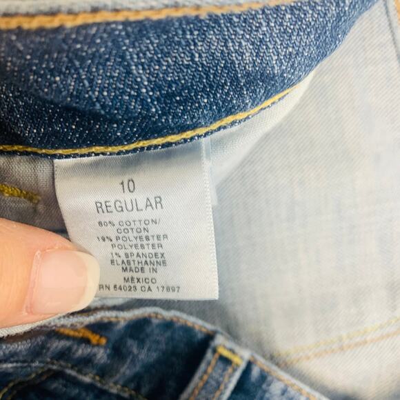 Old Navy The Flirt Vintage Boot Cut Jeans Sz 34" waist Low rise - Picture 7 of 9